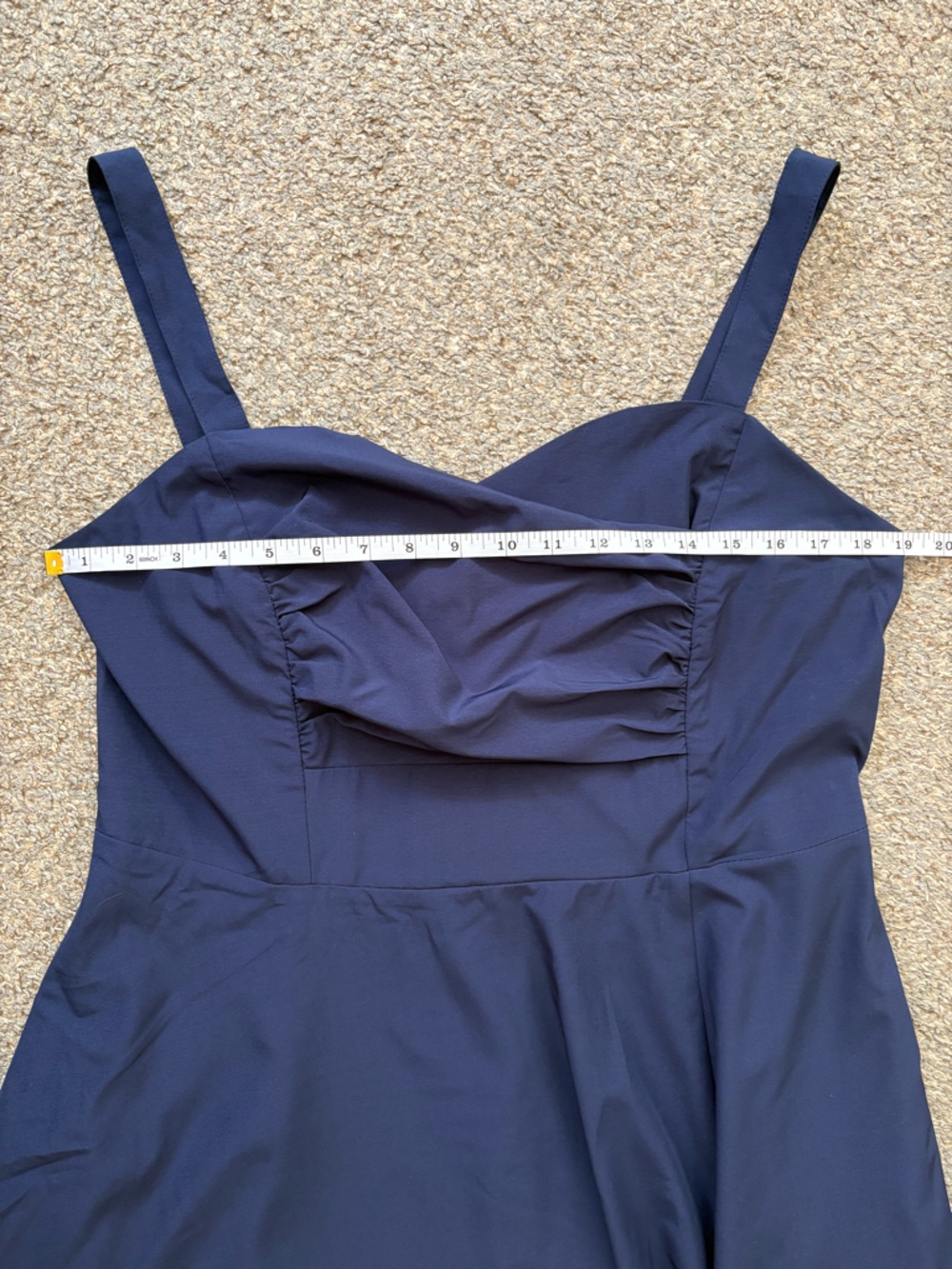 New 2XL Belle Poque Navy Vintage 1950’s A Line Midi Swing Dress - Picture 11 of 16